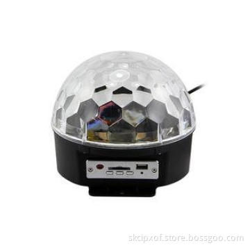 RGB Crystal Magic Ball with SD and USB LED Disco Lights for
